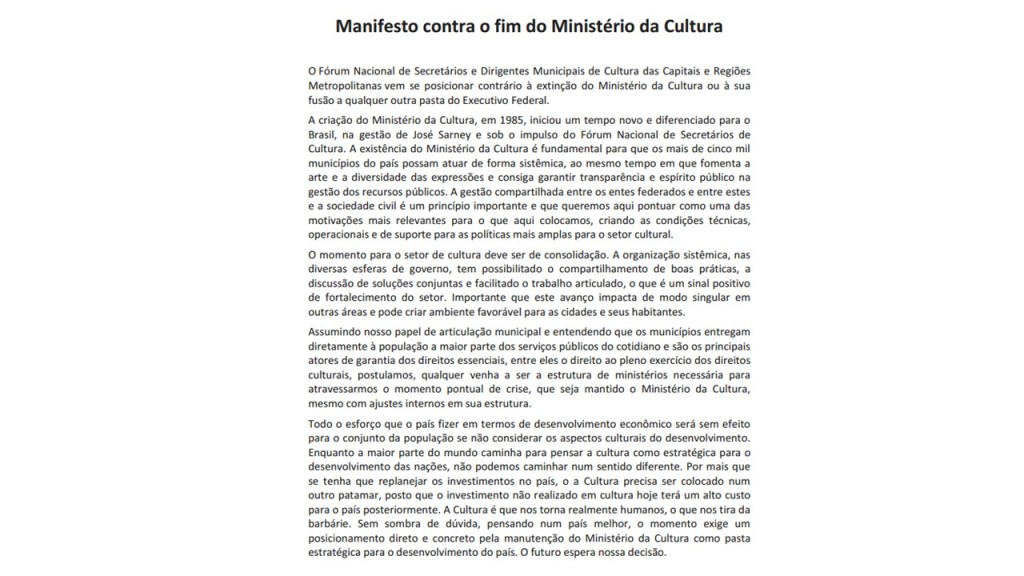 manifesto cultura