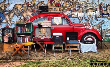 Arte e amor em movimento com o Fusca Sebo