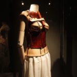 A corset that belonged to iconic Mexican painter Kahlo is seen during a media preview of the exhibition in Mexico City