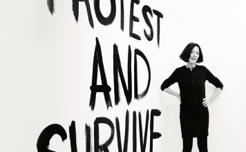 A revolucionária designer Katharine Hamnett