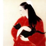 Daughter with Cat, Toshiro Mitani
