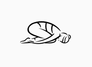 balasana, a postura da criança
